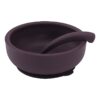 Bowl à Ventouse (+couvercle et cuillère) - Prune