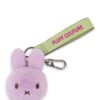 Fuzzy Bag Charm Miffy - Rose