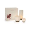 Gift Box 3 lampes Dentelles - Argile