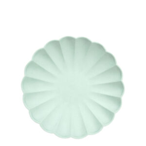 Small Mint Sorbet Compostable Plates