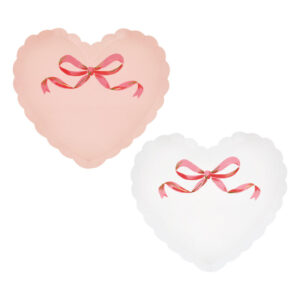 Coquette Heart Plates