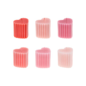 Meri Meri x Liberty Scalloped Heart Candles