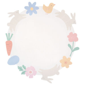 Easter Icons Edged Dinner Plates
