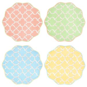 Bamboo Pattern Dinner Plates