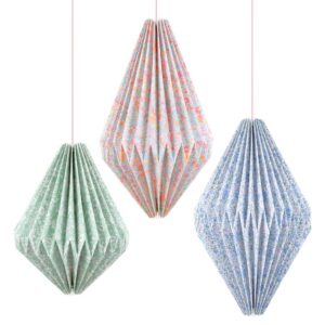 Meri Meri x Liberty Origami Lantern Decorations