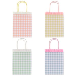 Gingham Fringe Party Bags