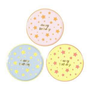 Bright Star Happy Birthday Side Plates