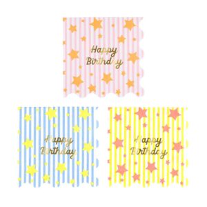 Bright Star Happy Birthday Large Napkins