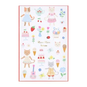 Kitten Club Temporary Tattoos