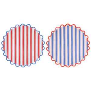 Nautical Striped Dinner Plates