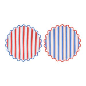 Nautical Striped Side Plates