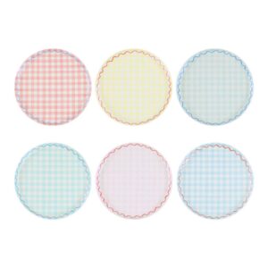 Gingham Reusable Small Plates