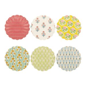 Meri Meri x Molly Mahon Patterned Reusable Small Plates