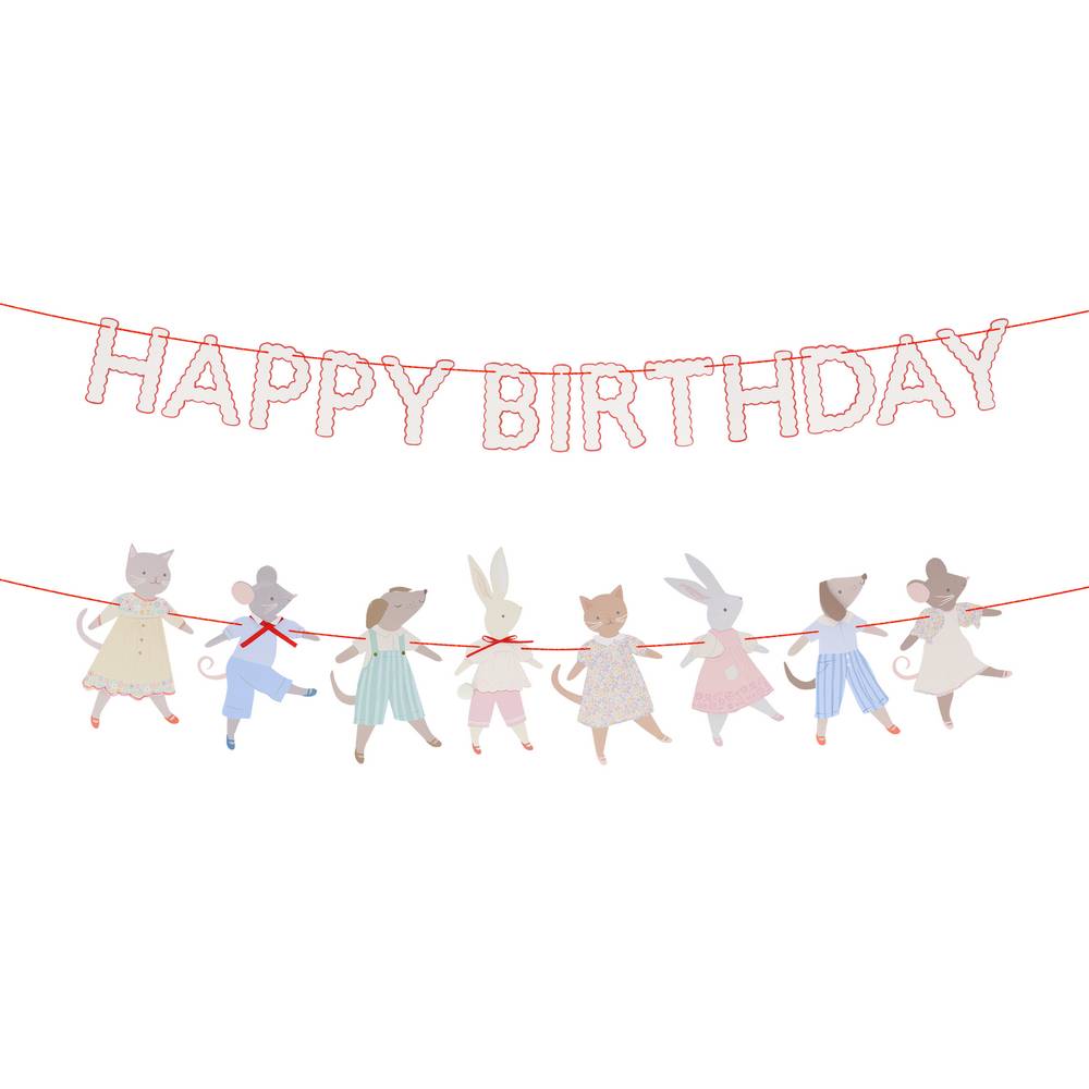 Meri Meri - Animal Friends Garland Set - 286539 Meri Meri - Animal Friends Garland Set - 286539
