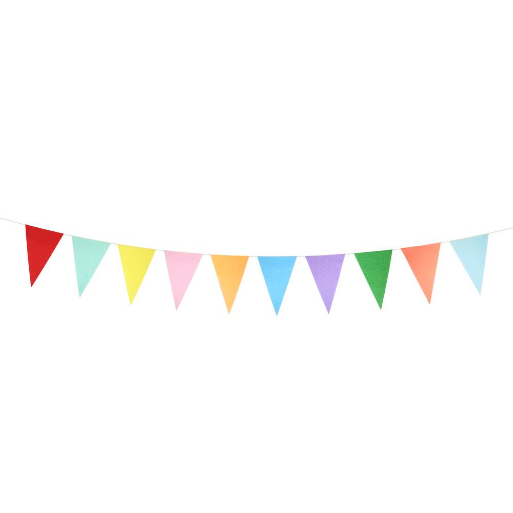 Meri Meri - Bright Tissue Flag Garland Set - 287997