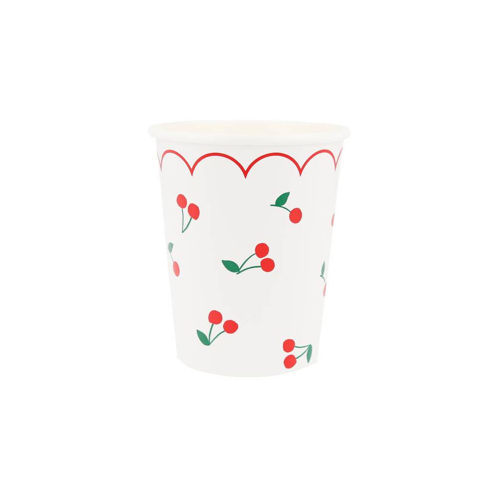 Meri Meri - Cherry Pattern Cups - 282840 Meri Meri - Cherry Pattern Cups - 282840
