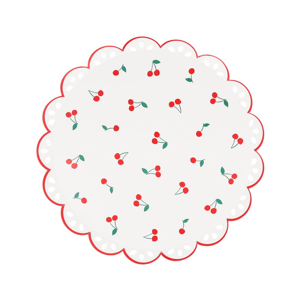 Meri Meri - Cherry Pattern Side Plates - 282669
