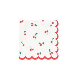 Meri Meri - Cherry Pattern Small Napkins - 282813