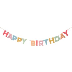 Meri Meri - Felt Happy Birthday Garland - 221841