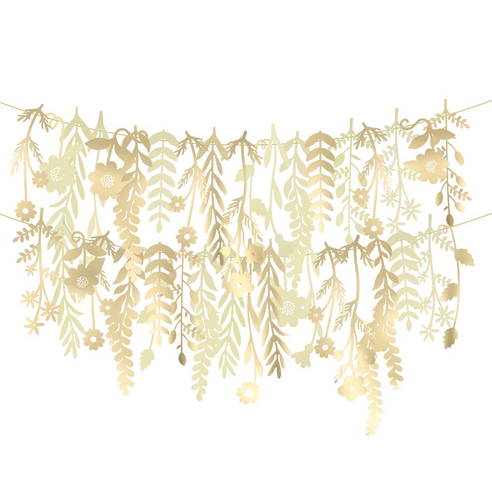 Meri Meri - Gold Flower Backdrop - 287583 Meri Meri - Gold Flower Backdrop - 287583
