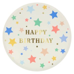 Meri Meri - Happy Birthday Stars Dinner Plates - 274730