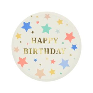 Meri Meri - Happy Birthday Stars Side Plates - 274721