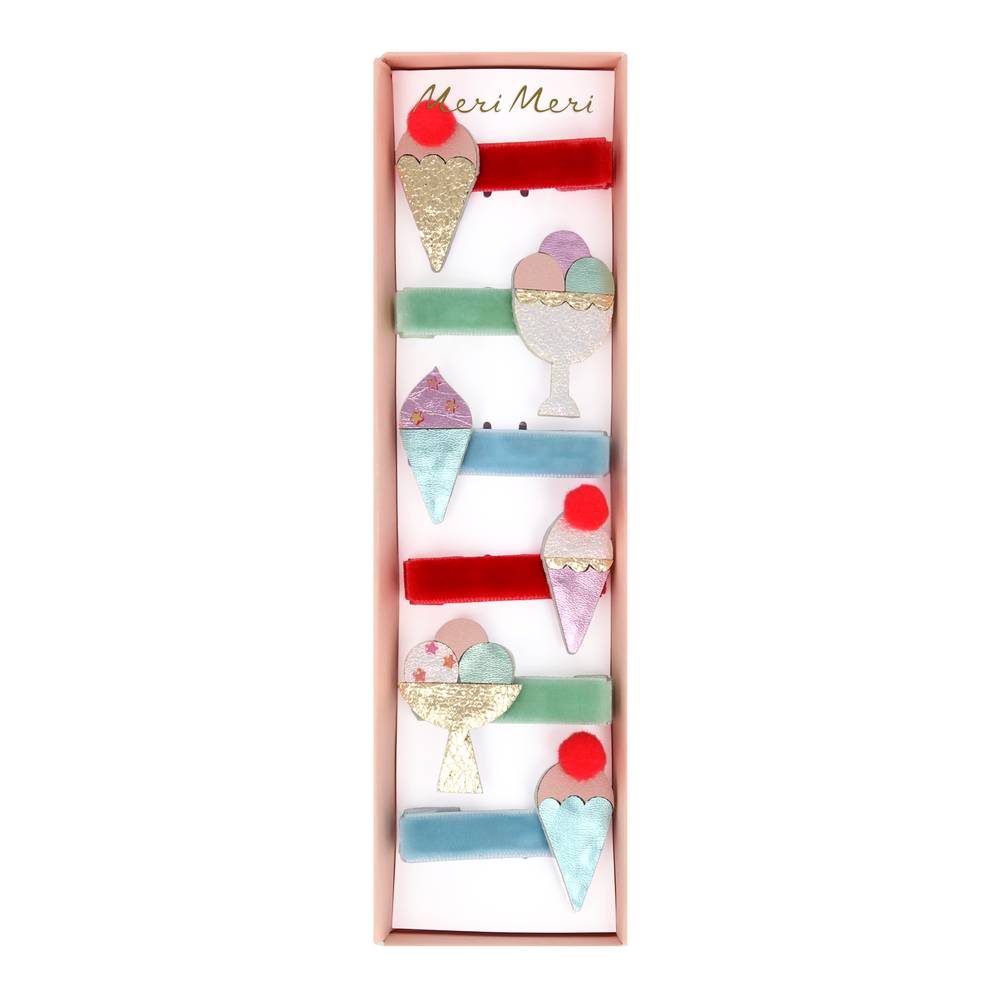 Meri Meri - Ice Cream Hair Clips - 286503