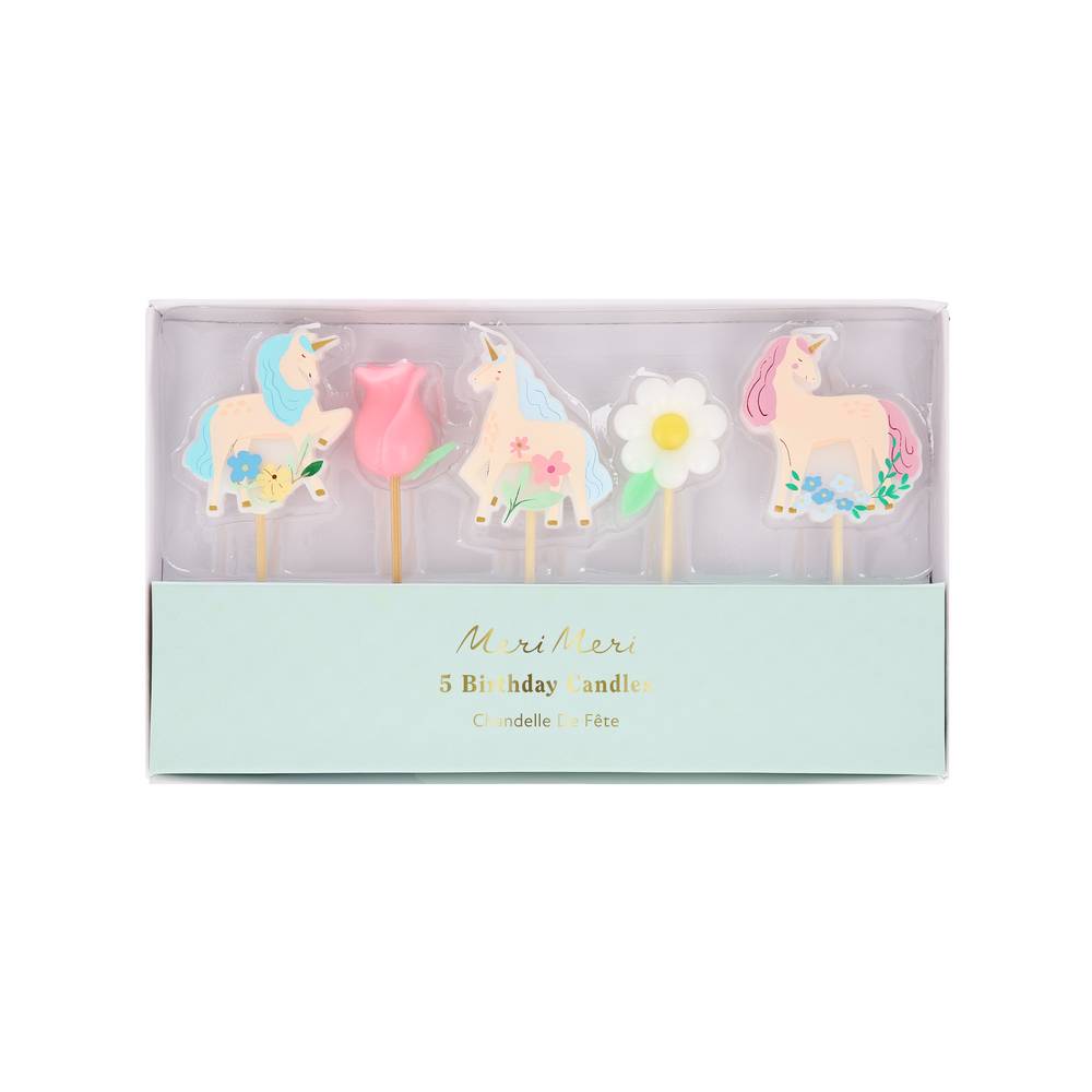 Meri Meri - Meadow Unicorns Candles - 287880