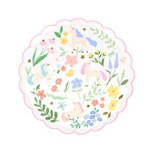 Meri Meri - Meadow Unicorns Side Plates - 286296