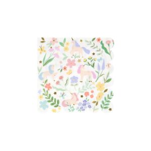 Meri Meri - Meadow Unicorns Small Napkins - 286314