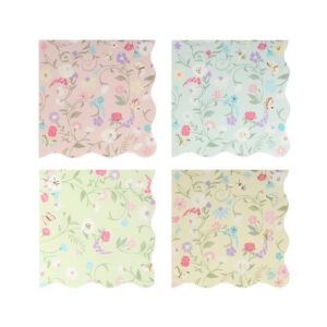 Meri Meri - Meri Meri x Ladurée Paris Floral Small Napkins - 225828