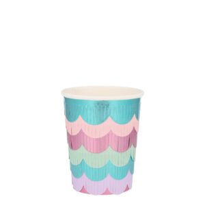 Meri Meri - Mermaid Scalloped Fringe Cups - 210691
