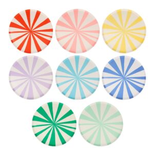 Meri Meri - Mixed Stripe Side Plates - 222264