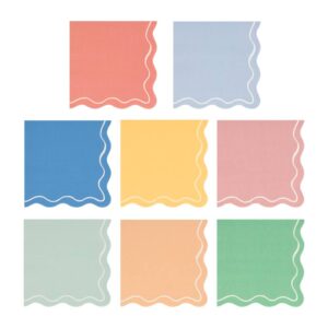 Meri Meri - Mixed Wavy Line Small Napkins - 274289