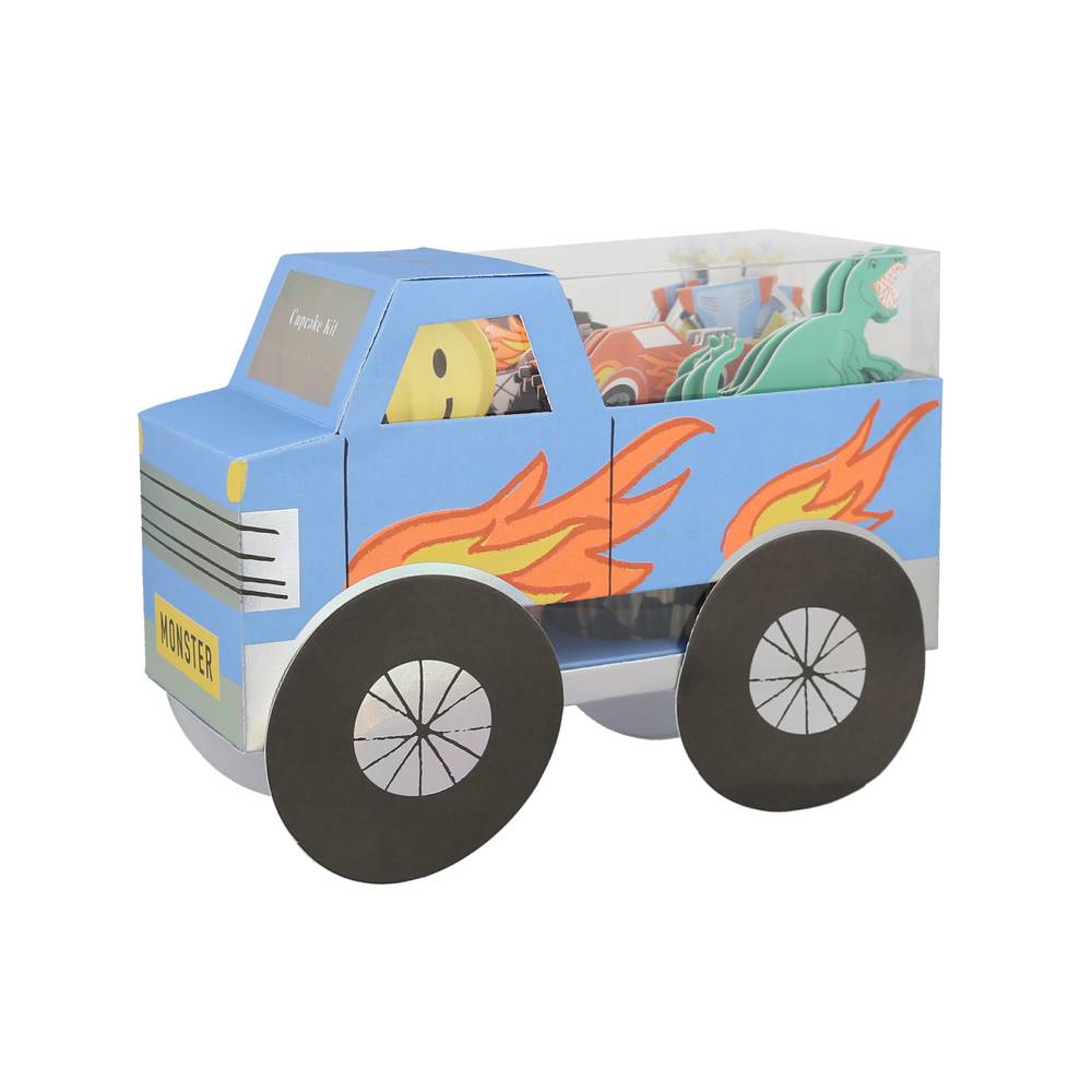 Meri Meri - Monster Truck Cupcake Kit - 287367 Meri Meri - Monster Truck Cupcake Kit - 287367