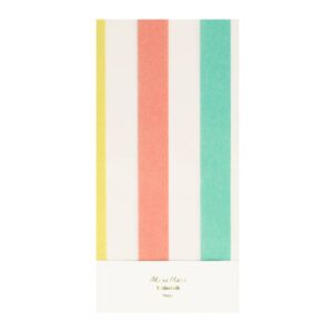 Meri Meri - Multi Striped Paper Tablecloth - 276449