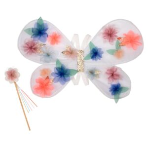 Meri Meri - Organza Flower Wings & Wand - 215461