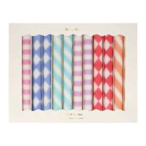 Meri Meri - Patterned Table Candles - 288321