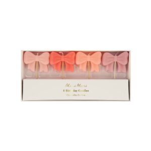 Meri Meri - Pink Bow Candles - 275450