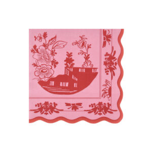 Meri Meri - Pink Vintage Botanical Large Napkins - 298401