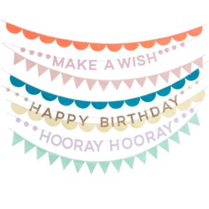 Meri Meri - Rainbow Birthday Garland Set - 223542