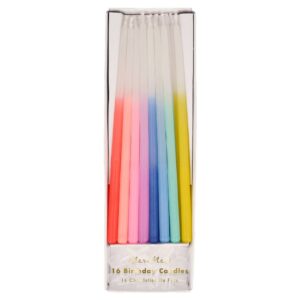 Meri Meri - Rainbow Dipped Tapered Candles - 204508