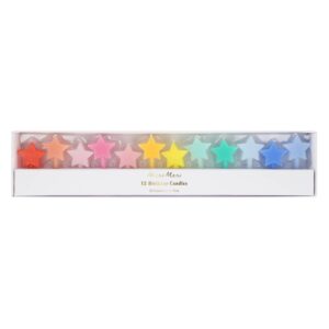 Meri Meri - Rainbow Star Candles - 287025