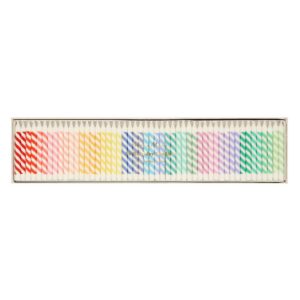 Meri Meri - Rainbow Striped Mini Candles - 271372