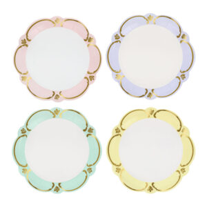 Meri Meri - Rococo Pastel Side Plates - 298140