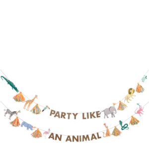 Meri Meri - Safari Animals Large Garland Set - 202834