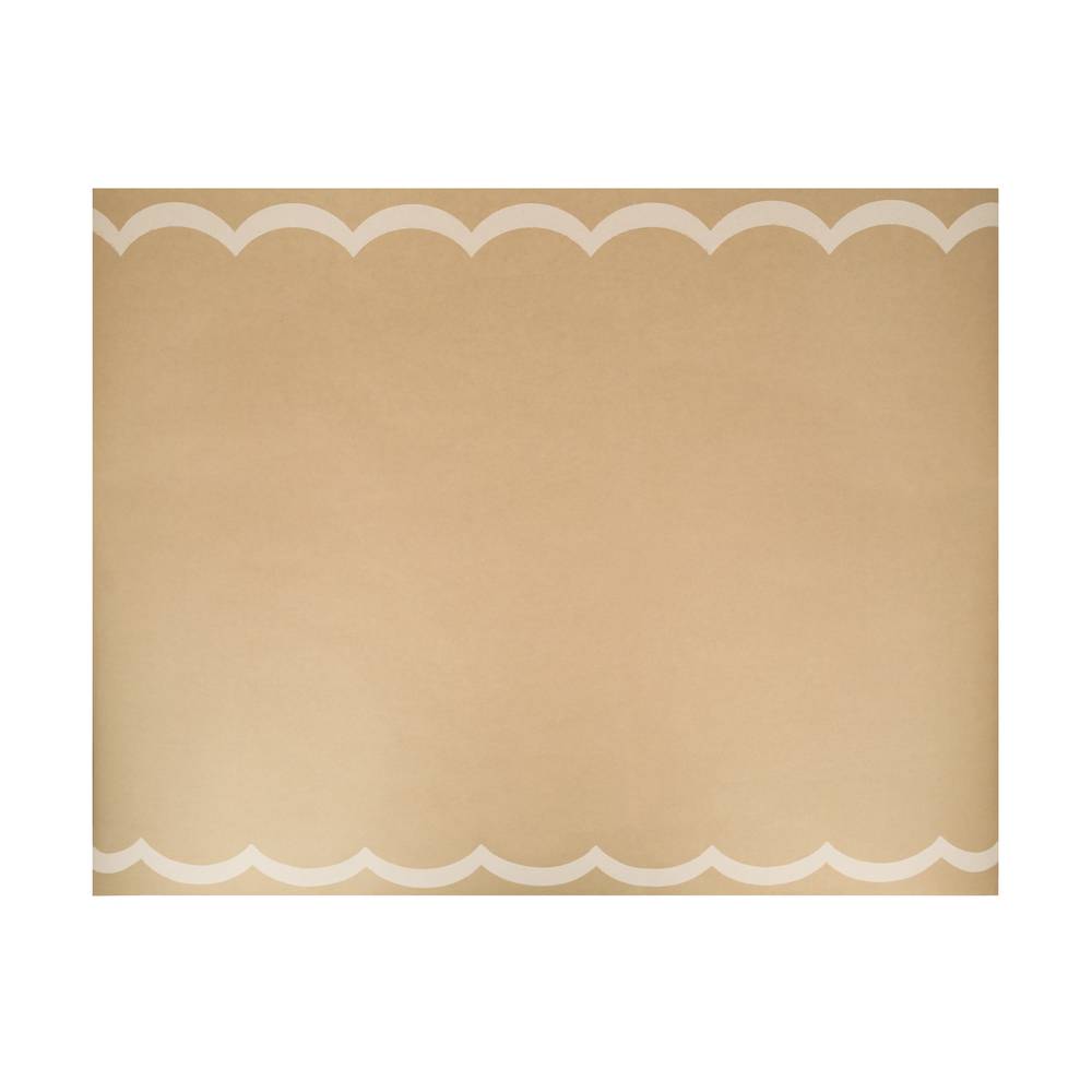 Meri Meri - Scalloped Edge Kraft Table Runner - 288447 Meri Meri - Scalloped Edge Kraft Table Runner - 288447
