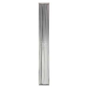 Meri Meri - Silver Tall Tapered Candles - 222435