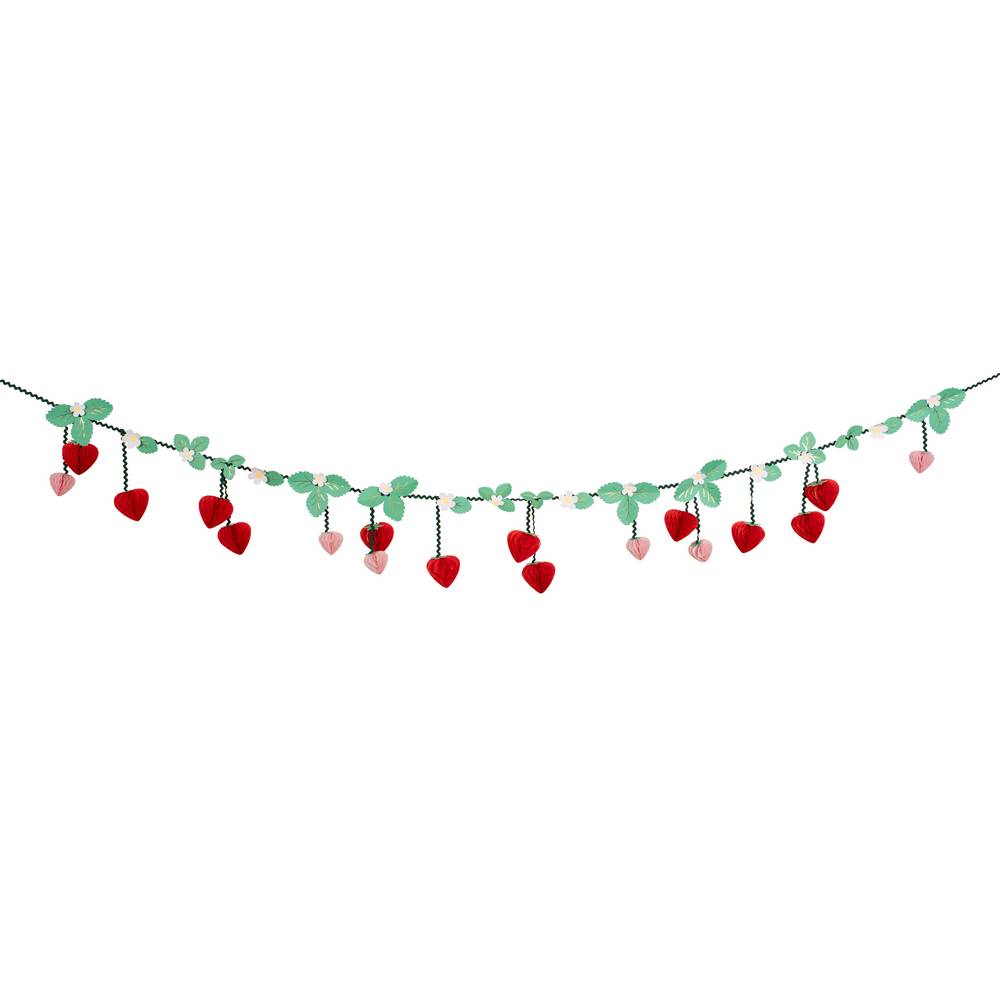 Meri Meri - Strawberry Garland - 285990 Meri Meri - Strawberry Garland - 285990