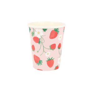 Meri Meri - Strawberry Pattern Cups - 287196